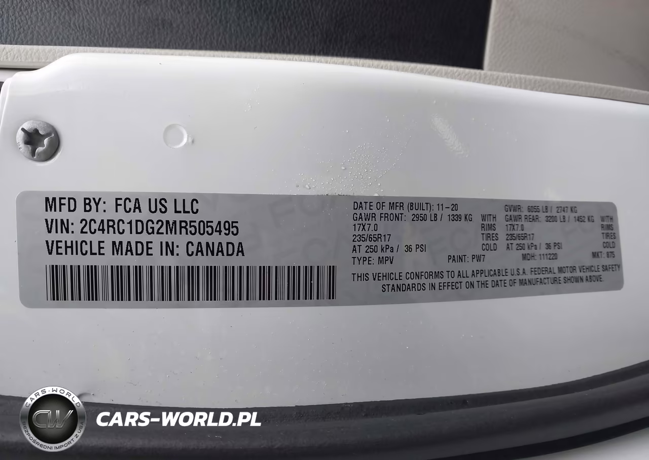 2021 Chrysler Voyager Lxi VIN:2C4RC1DG2MR505495 - 9