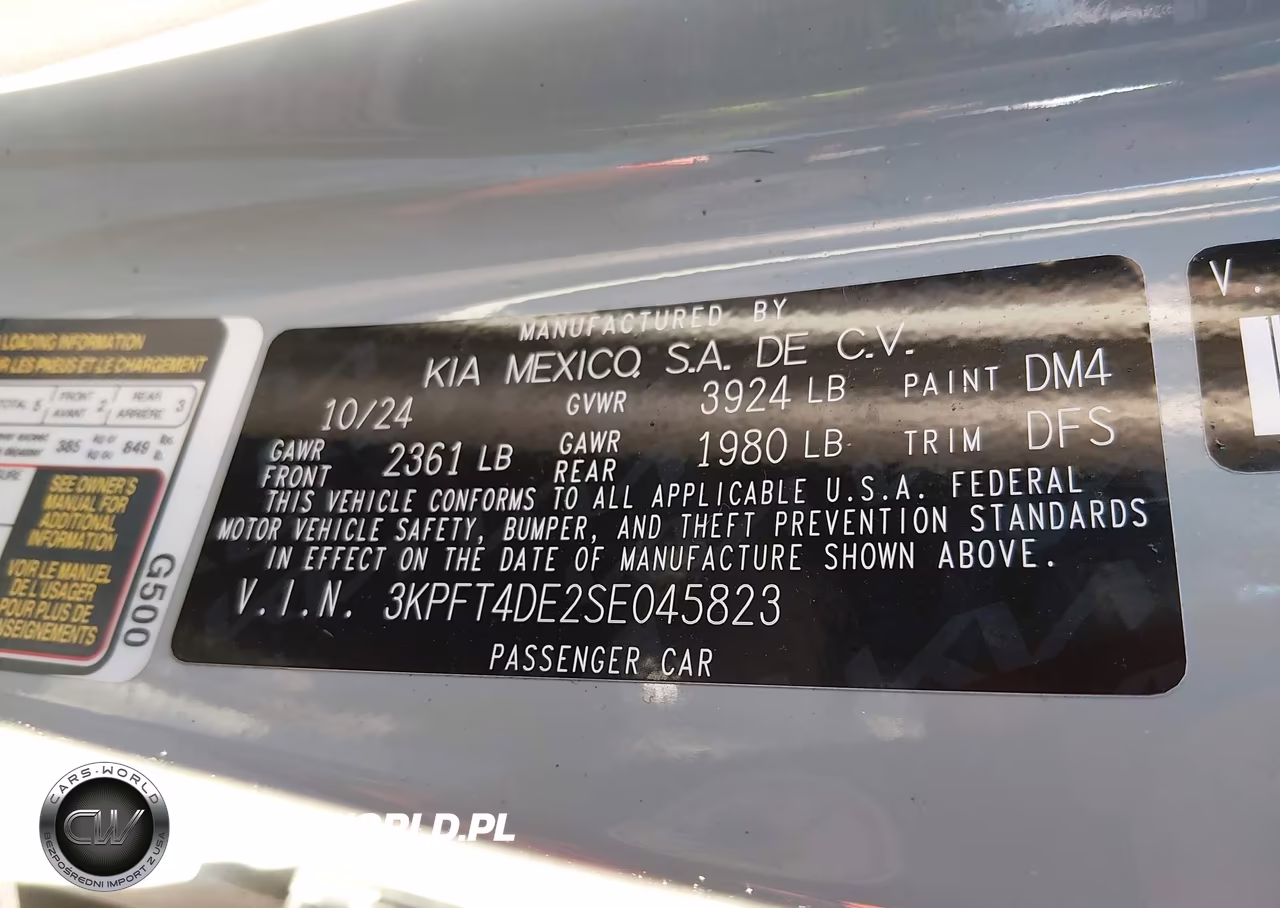 2025 Kia K4 Lxs VIN:3KPFT4DE2SE045823 - 9