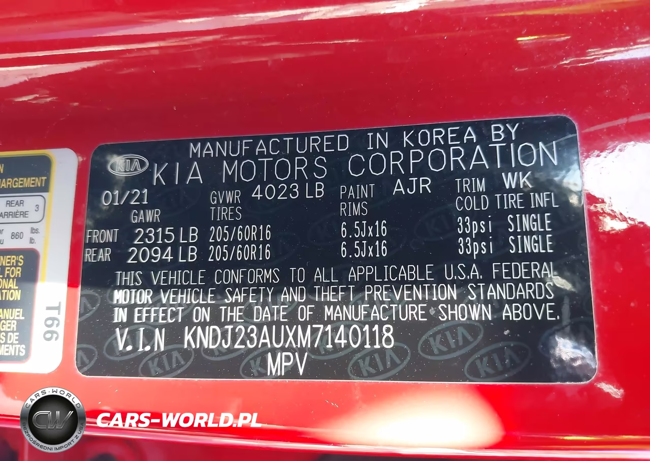 2021 Kia Soul S VIN:KNDJ23AUXM7140118 - 9