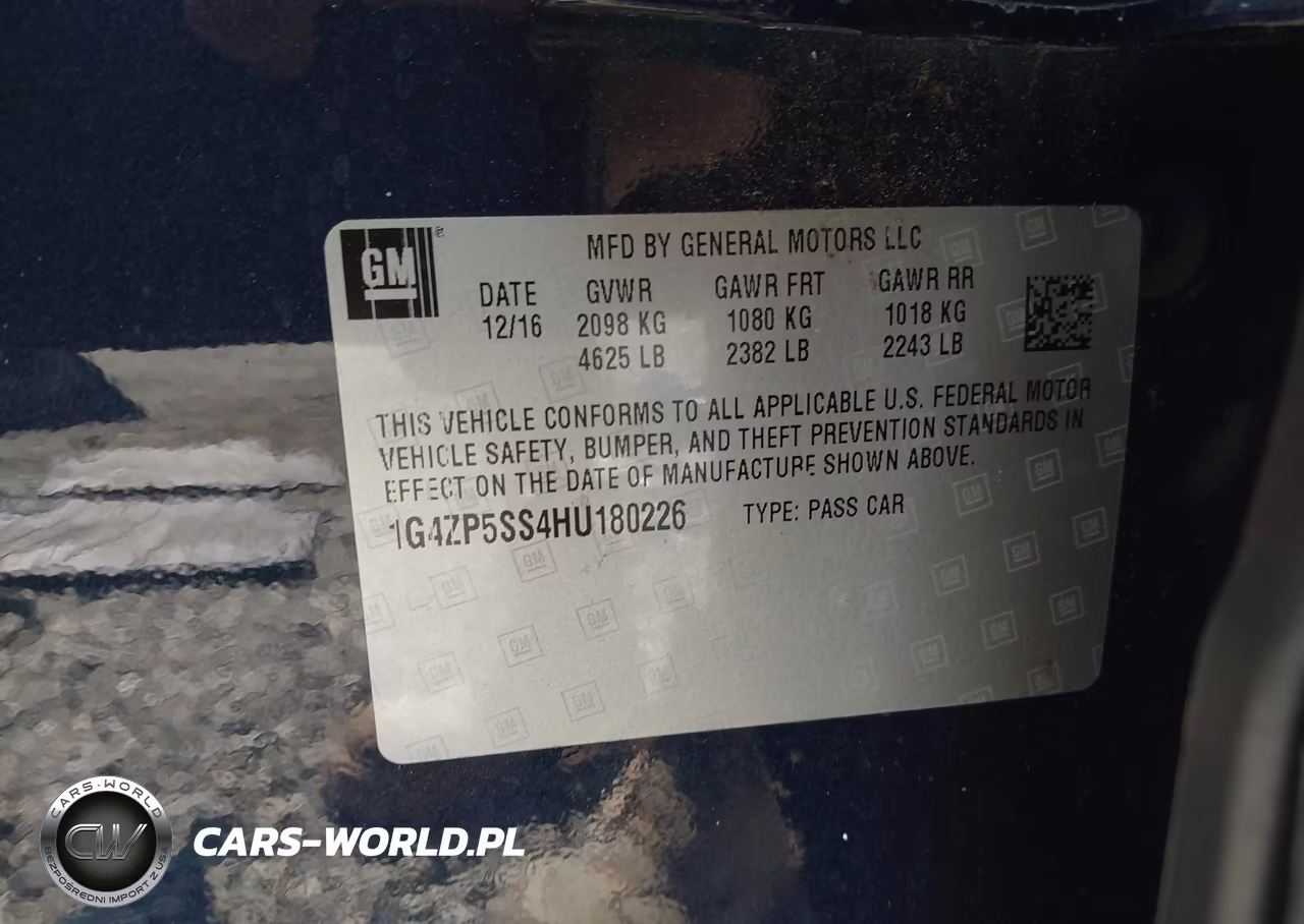 2017 Buick Lacrosse Essence VIN:1G4ZP5SS4HU180226 - 9