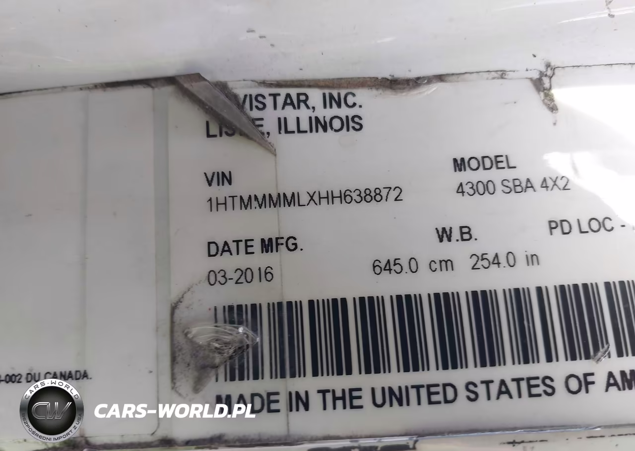 2017 INTERNATIONAL DURASTAR 4300 VIN:1HTMMMMLXHH638872 - 8