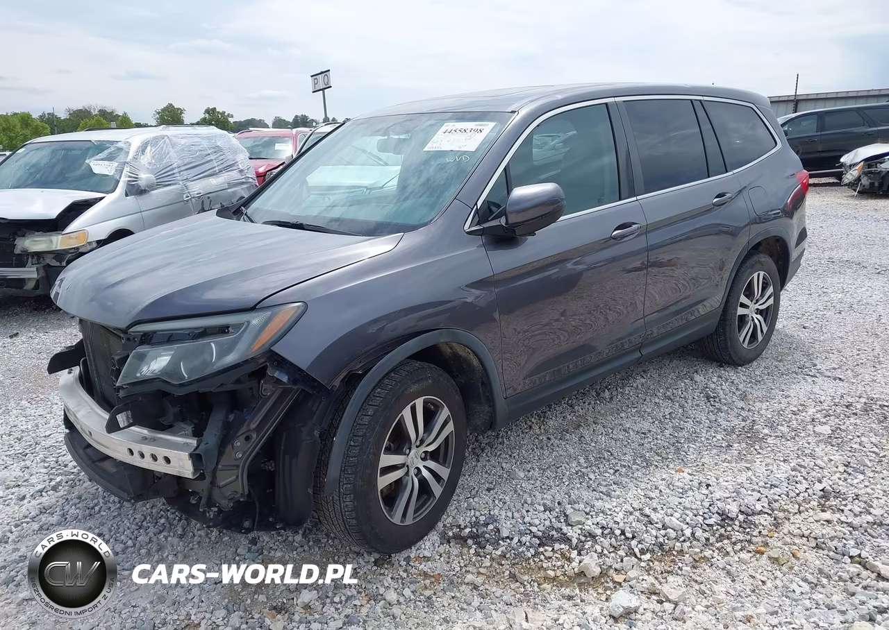 2017 Honda Pilot Ex-L VIN:5FNYF6H58HB051876 - 2