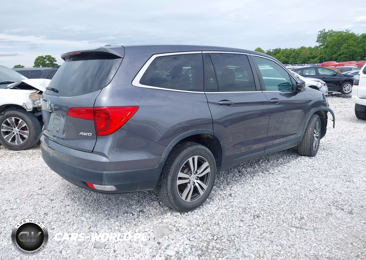 2017 Honda Pilot Ex-L VIN:5FNYF6H58HB051876 - 4