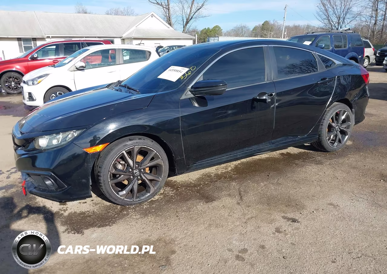 2019 Honda Civic Sport VIN:2HGFC2F80KH504817 - 2