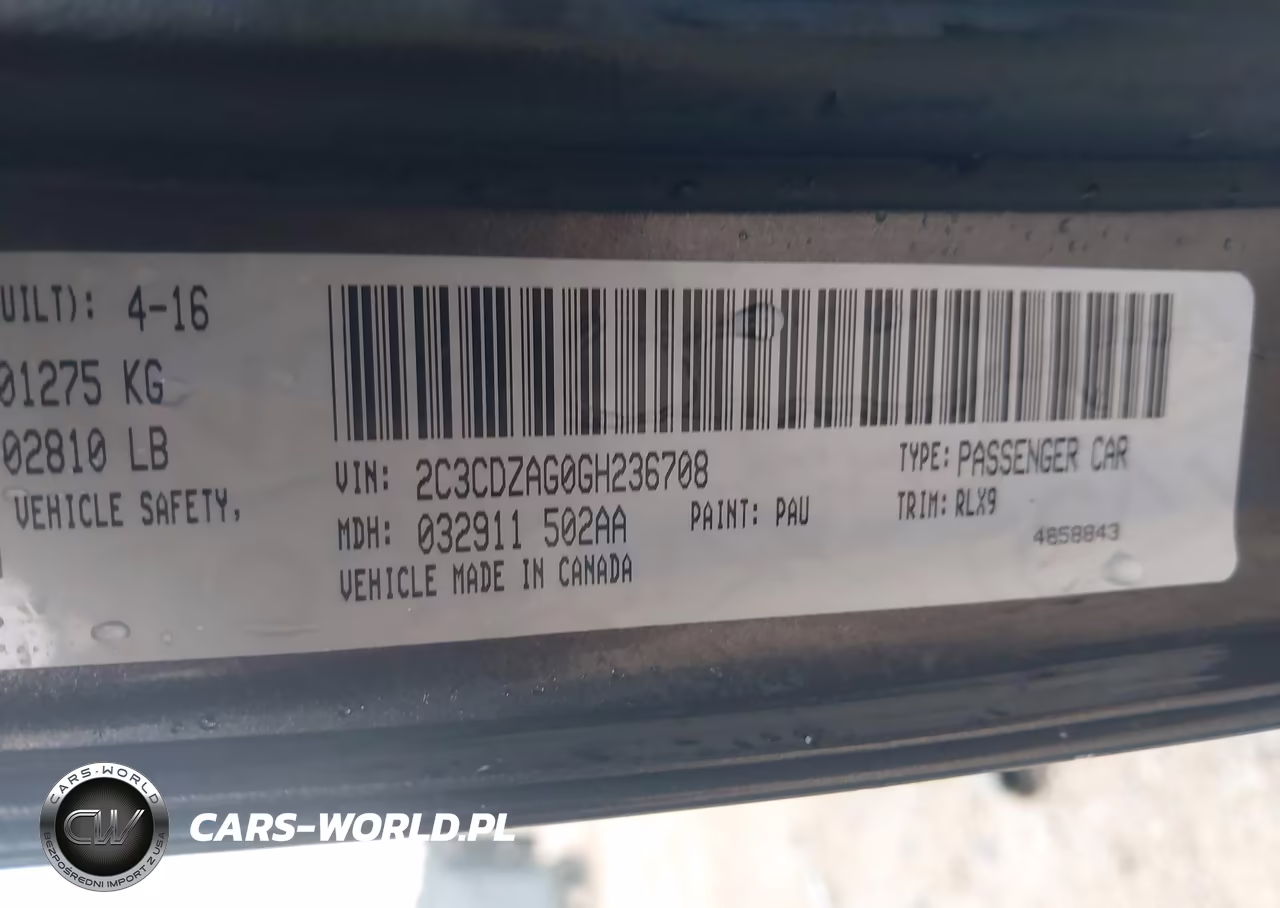 2016 Dodge Challenger Sxt Plus VIN:2C3CDZAG0GH236708 - 9