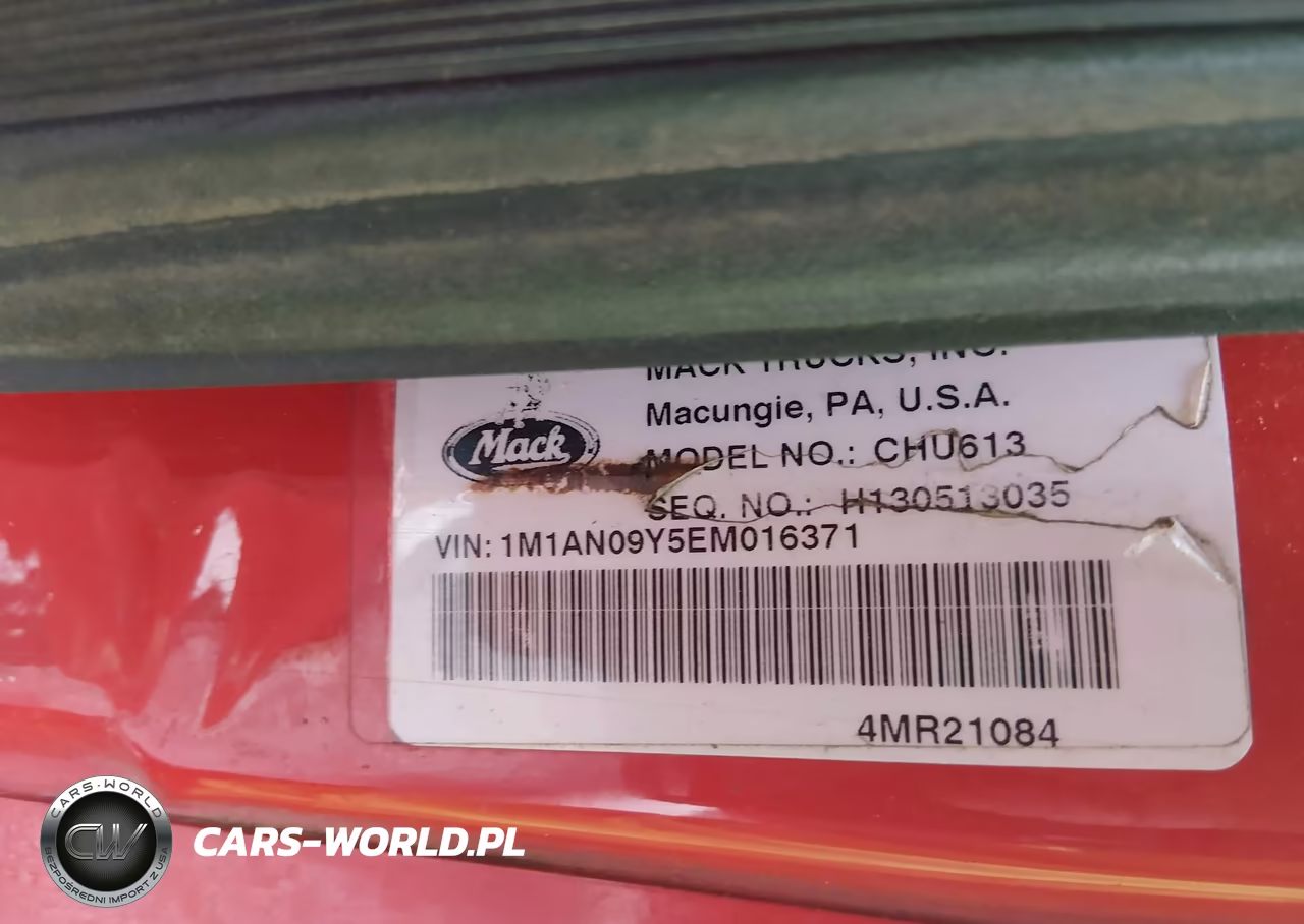 2014 Mack 600 Chu600 VIN:1M1AN09Y5EM016371 - 8