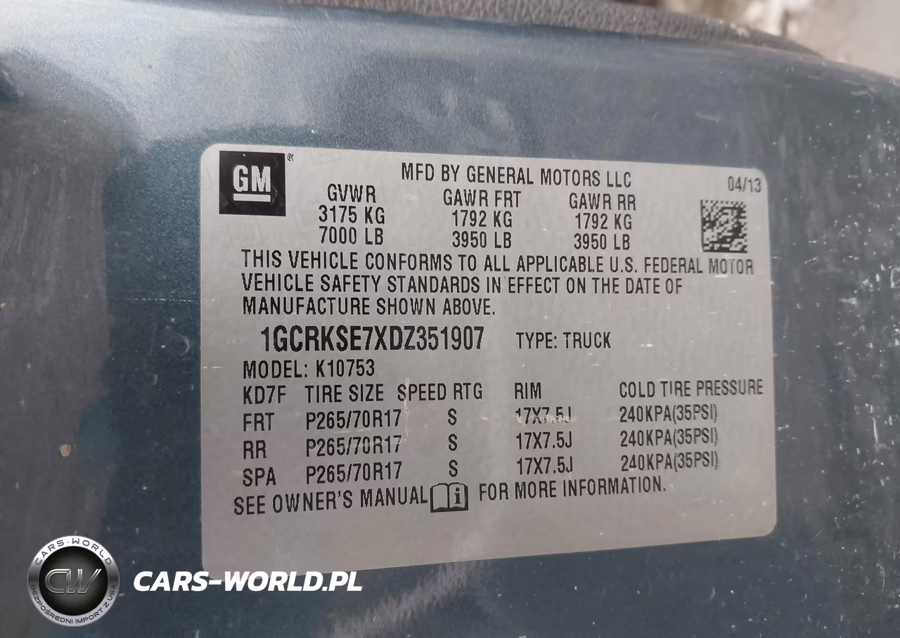 2013 Chevrolet Silverado 1500 Lt VIN:1GCRKSE7XDZ351907 - 9
