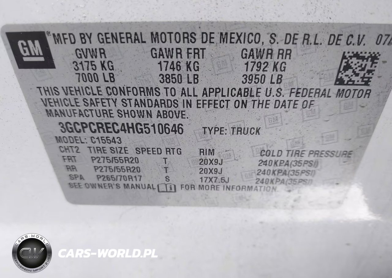 2017 Chevrolet Silverado 1500 1Lt VIN:3GCPCREC4HG510646 - 9