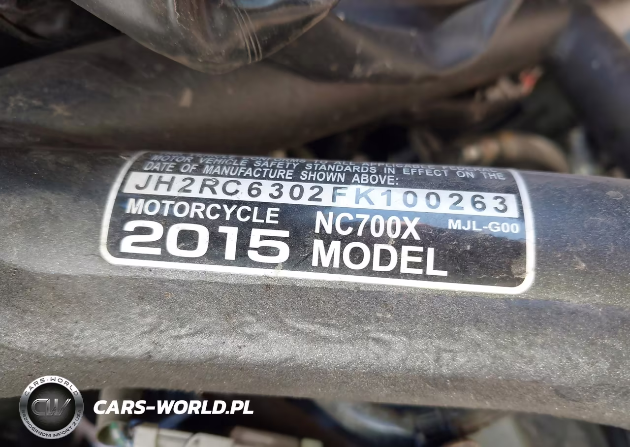2015 Honda Nc700X VIN:JH2RC6302FK100263 - 10