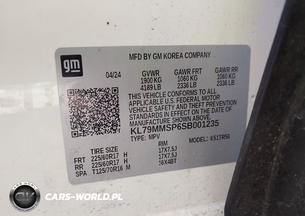 2025 Chevrolet Trailblazer Fwd Ls VIN:KL79MMSP6SB001235 - 9