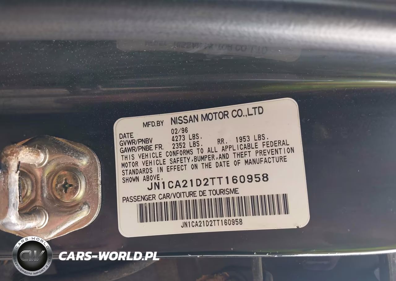 1996 Nissan Maxima Gle-Gxe-Se VIN:JN1CA21D2TT160958 - 9
