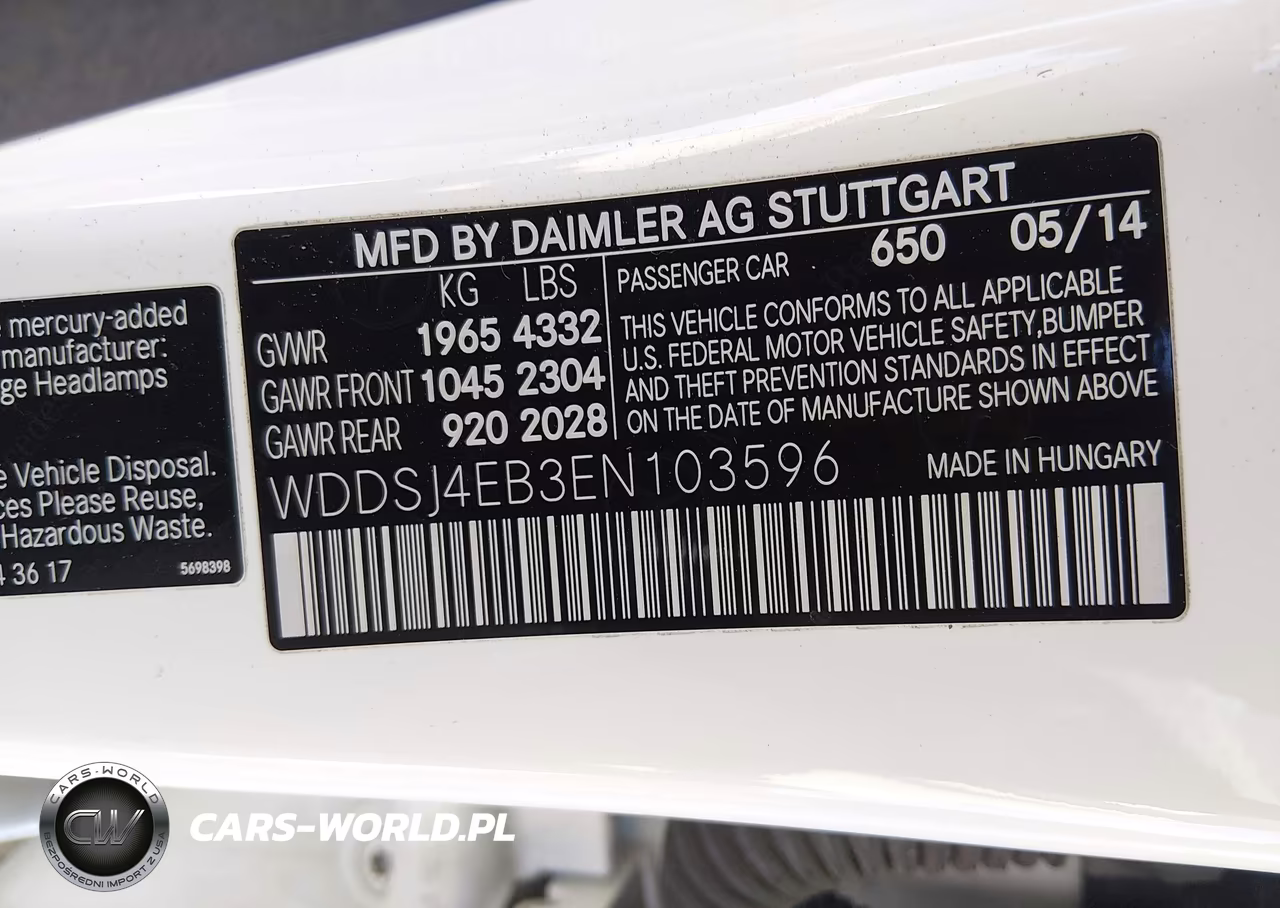 2014 Mercedes-Benz Cla 250 VIN:WDDSJ4EB3EN103596 - 9