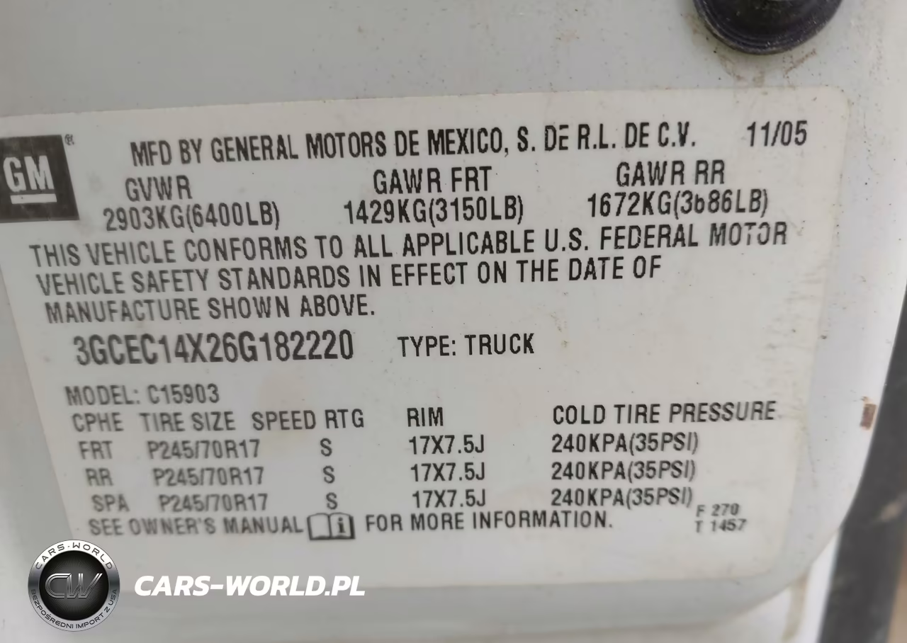 2006 Chevrolet Silverado 1500 Work Truck VIN:3GCEC14X26G182220 - 9