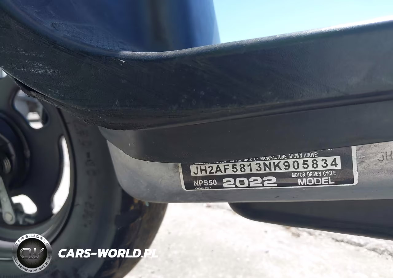 2022 Honda Nps50 VIN:JH2AF5813NK905834 - 10