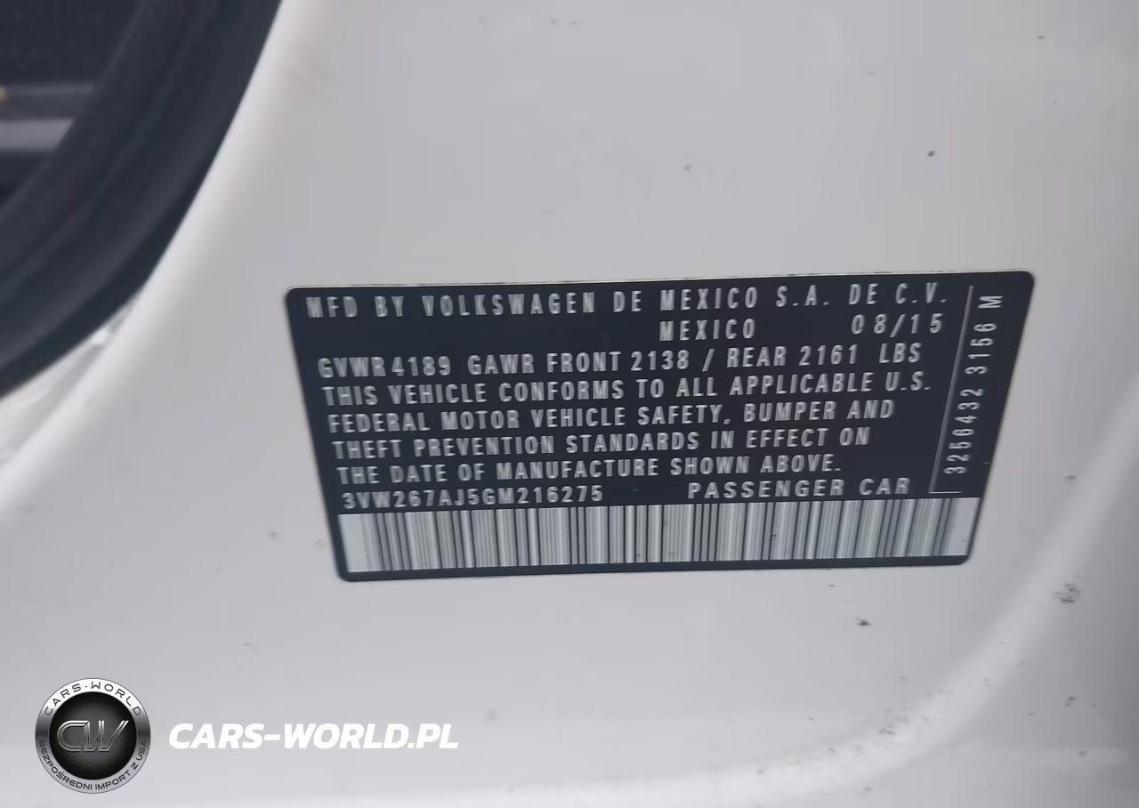 2016 Volkswagen Jetta 1.4T S VIN:3VW267AJ5GM216275 - 9