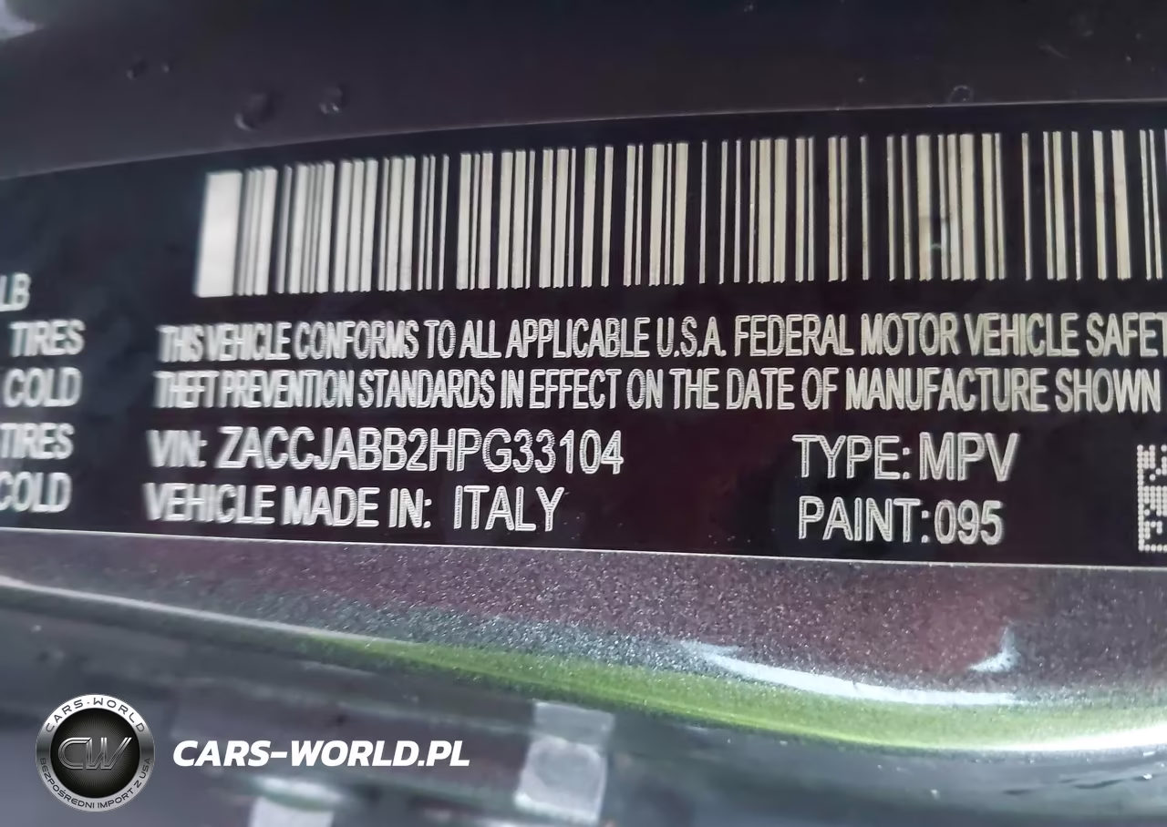2017 Jeep Renegade Latitude Fwd VIN:ZACCJABB2HPG33104 - 9