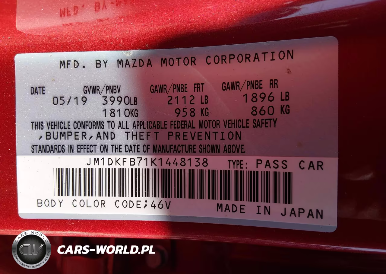 2019 Mazda Cx-3 Sport VIN:JM1DKFB71K1448138 - 9