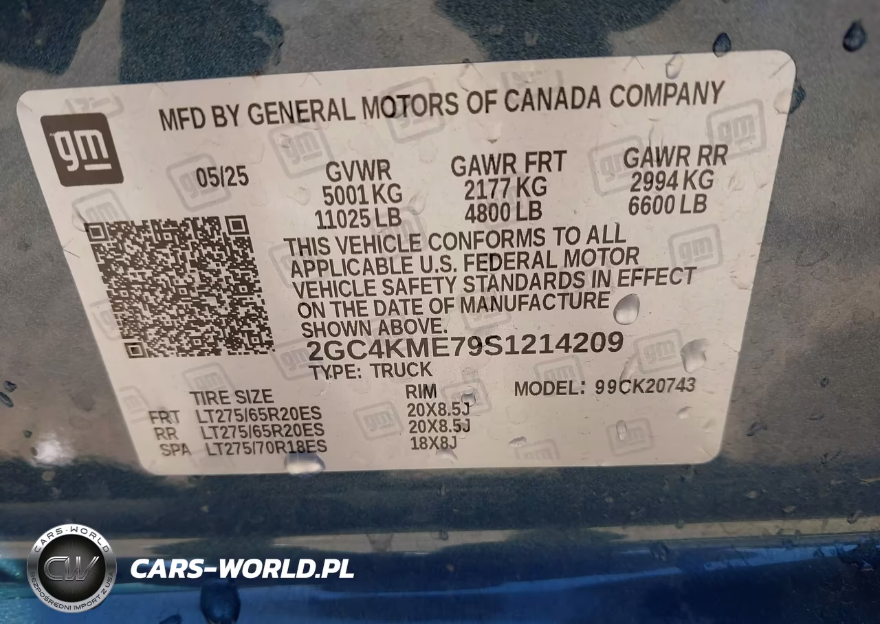 2025 Chevrolet Silverado 2500Hd 4Wd Standard Bed Custom VIN:2GC4KME79S1214209 - 8