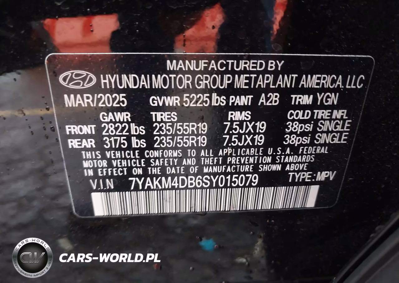 2025 Hyundai Ioniq 5 Se Standard Range VIN:7YAKM4DB6SY015079 - 9