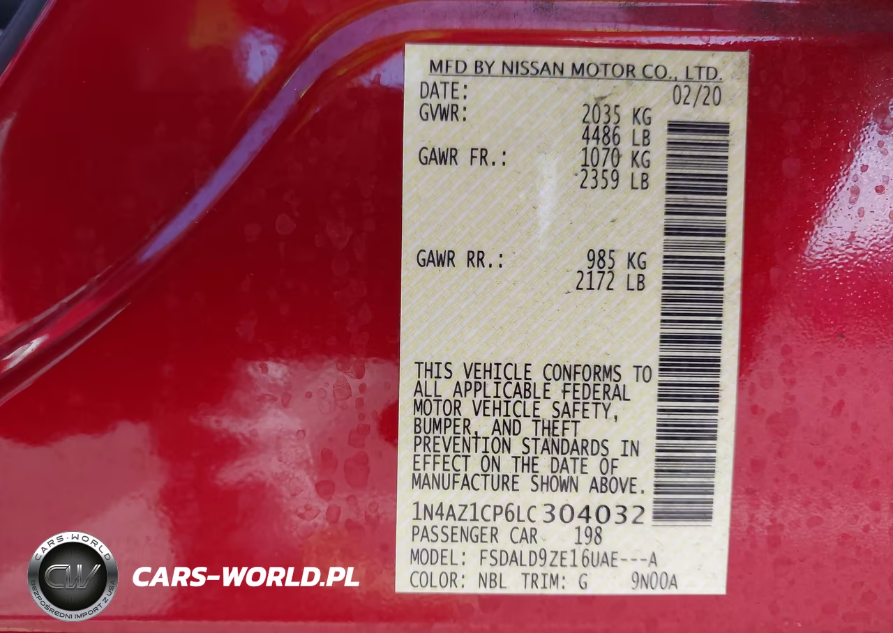 2020 Nissan Leaf Sv 40 Kwh VIN:1N4AZ1CP6LC304032 - 9