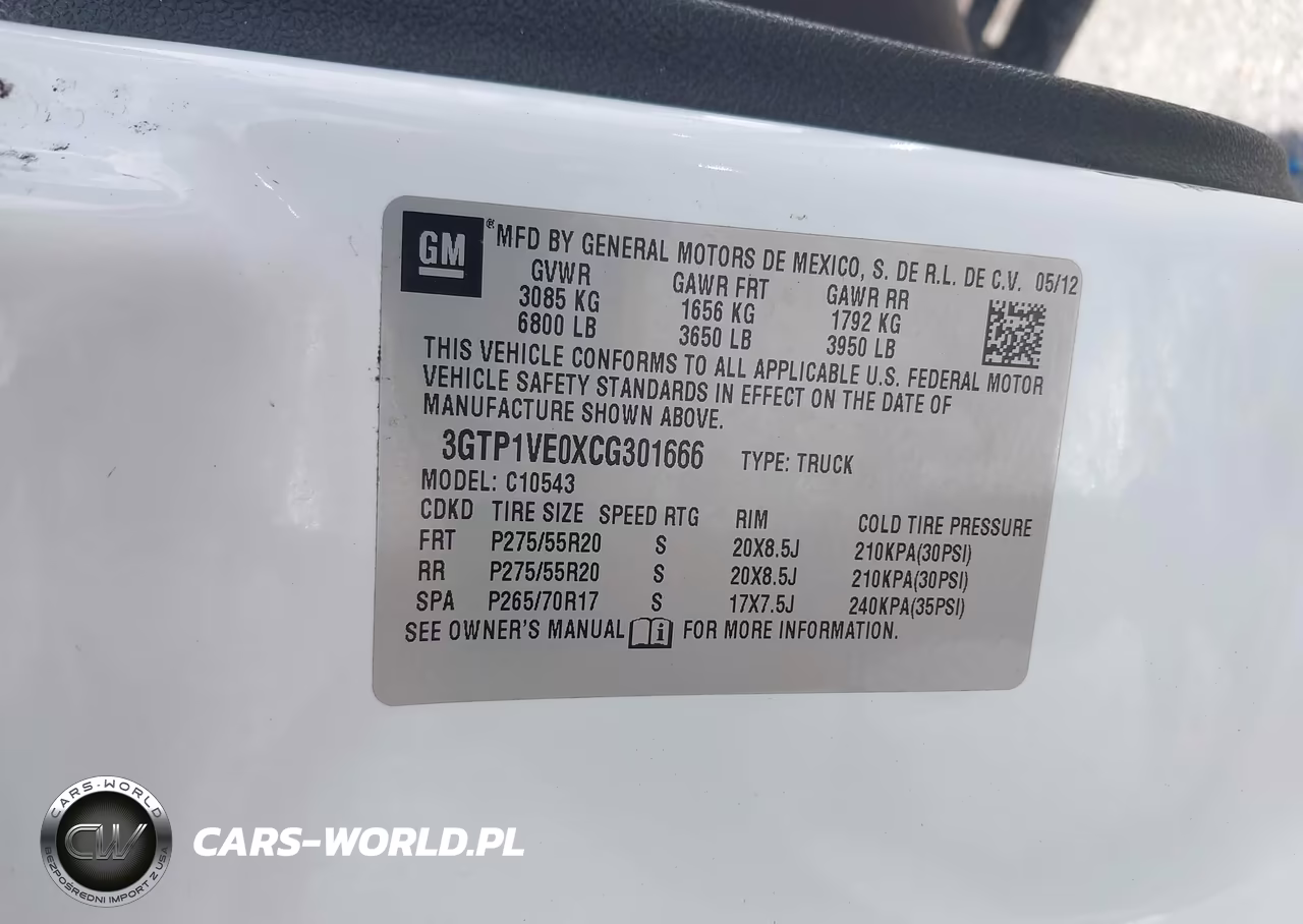 2012 GMC Sierra 1500 Sle VIN:3GTP1VE0XCG301666 - 9
