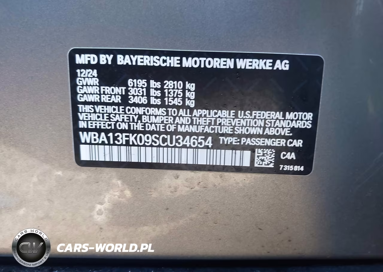 2025 BMW 550E xDrive VIN:WBA13FK09SCU34654 - 9