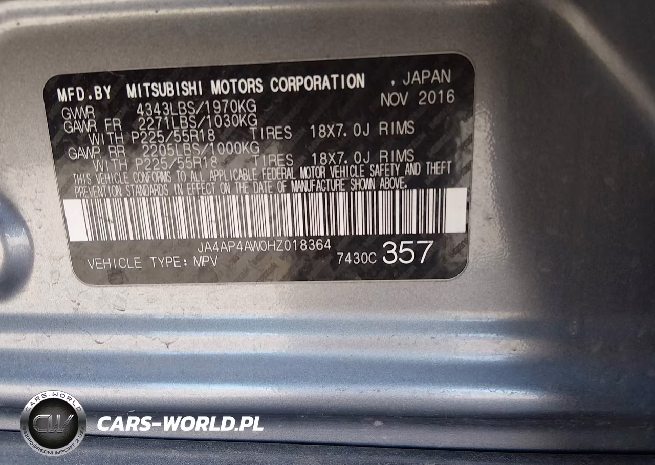 2017 Mitsubishi Outlander Sport 2.4 Sel VIN:JA4AP4AW0HZ018364 - 9