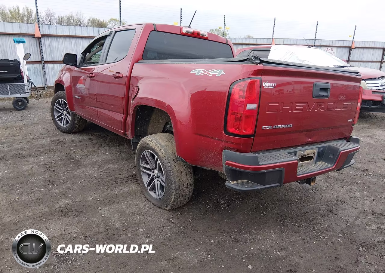 2021 Chevrolet Colorado 4Wd Short Box Wt VIN:1GCGTBEN0M1129989 - 3
