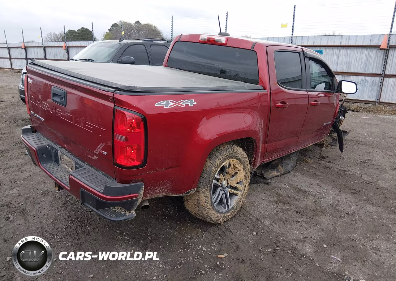 2021 Chevrolet Colorado 4Wd Short Box Wt VIN:1GCGTBEN0M1129989 - 4