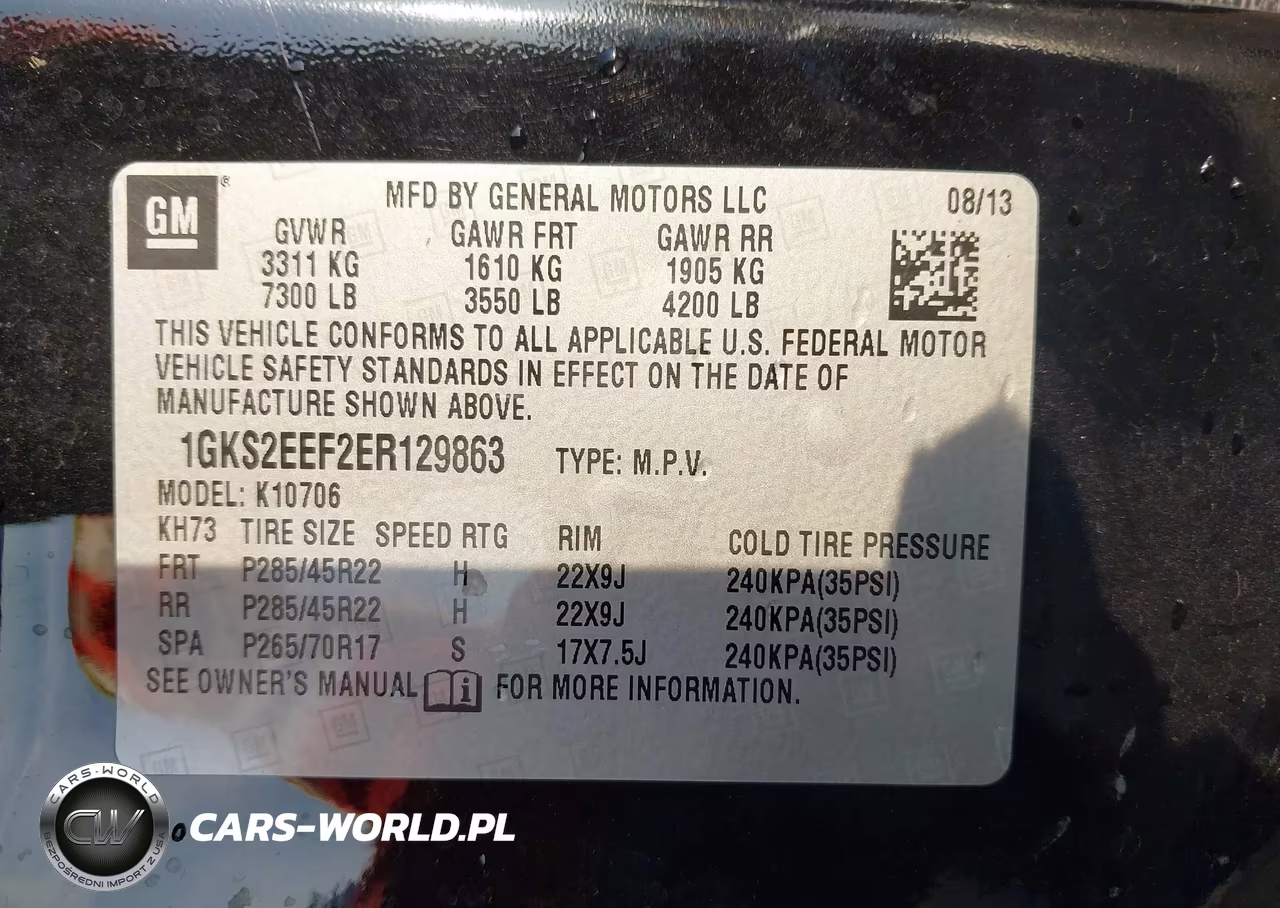 2014 GMC Yukon Denali VIN:1GKS2EEF2ER129863 - 9
