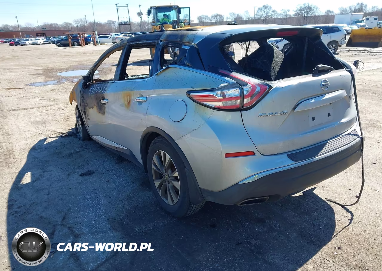 2015 Nissan Murano Sl VIN:5N1AZ2MH3FN280364 - 3