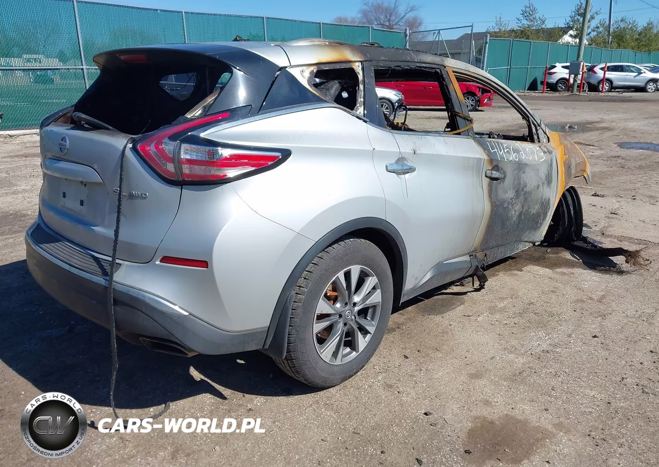 2015 Nissan Murano Sl VIN:5N1AZ2MH3FN280364 - 4