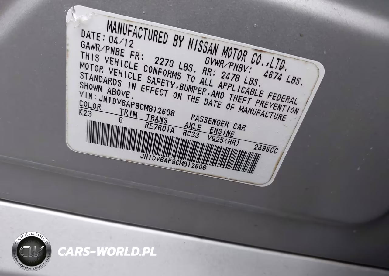 2012 Infiniti G25 Journey VIN:JN1DV6AP9CM812608 - 9