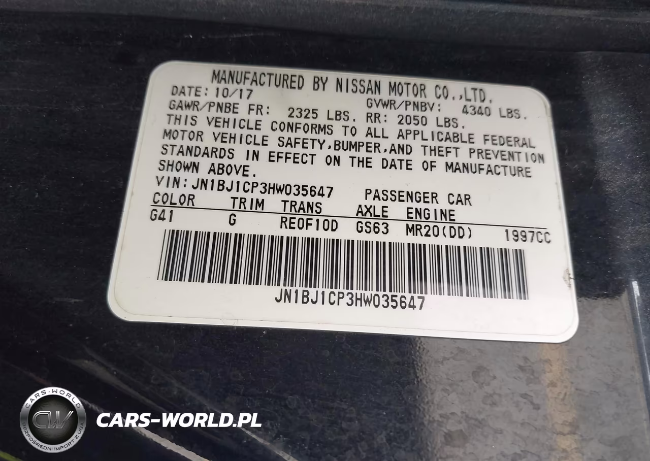 2017 Nissan Rogue Sport Sl VIN:JN1BJ1CP3HW035647 - 9