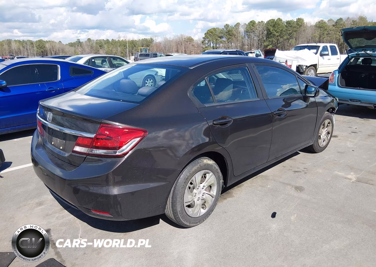 2014 Honda Civic Lx VIN:2HGFB2F50EH531741 - 4
