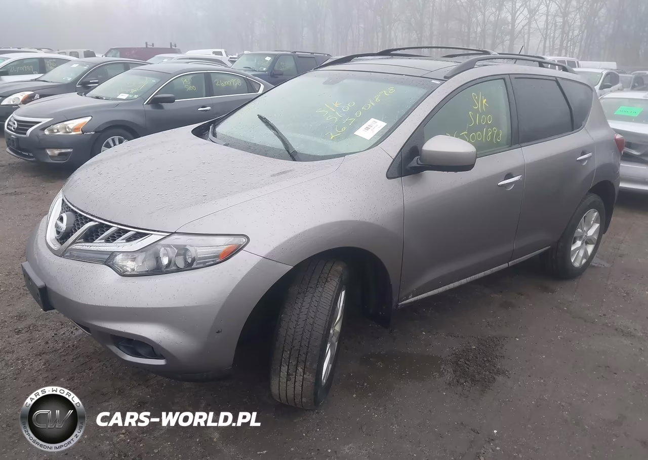 2011 Nissan Murano Sl VIN:JN8AZ1MW0BW185590 - 2