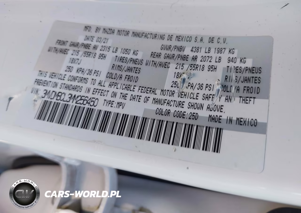 2021 Mazda Cx-30 Preferred VIN:3MVDMBCL3MM256450 - 9