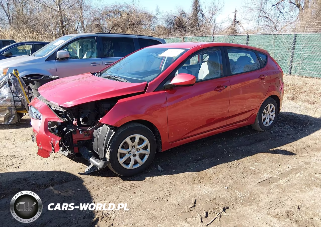 2013 Hyundai Accent Gs VIN:KMHCT5AE3DU126178 - 2