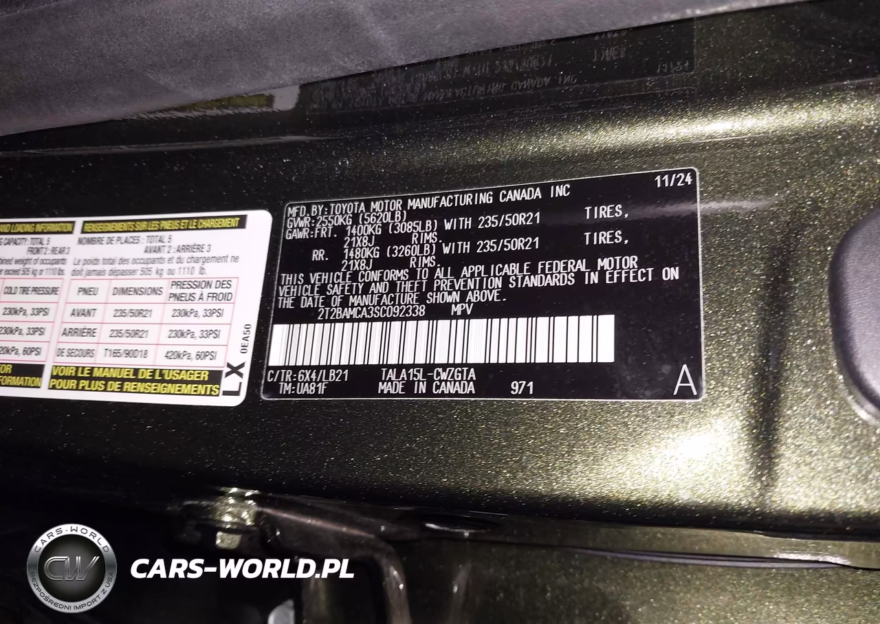 2025 Lexus Rx 350 Premium Plus VIN:2T2BAMCA3SC092338 - 9