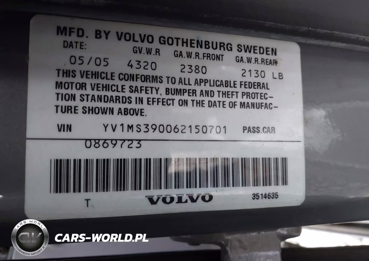 2006 Volvo S40 2.4I VIN:YV1MS390062150701 - 9