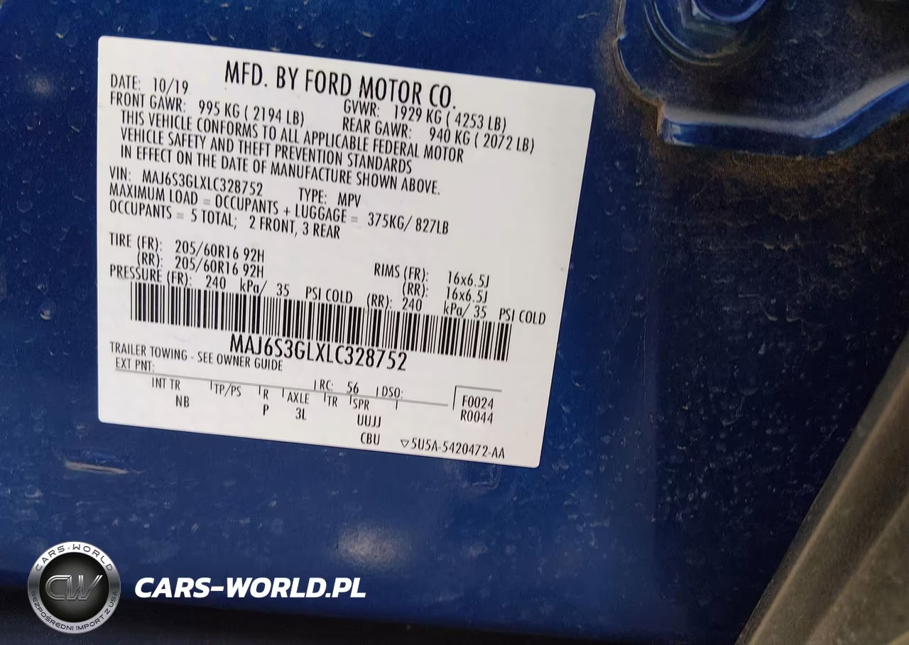 2020 Ford Ecosport Se VIN:MAJ6S3GLXLC328752 - 9