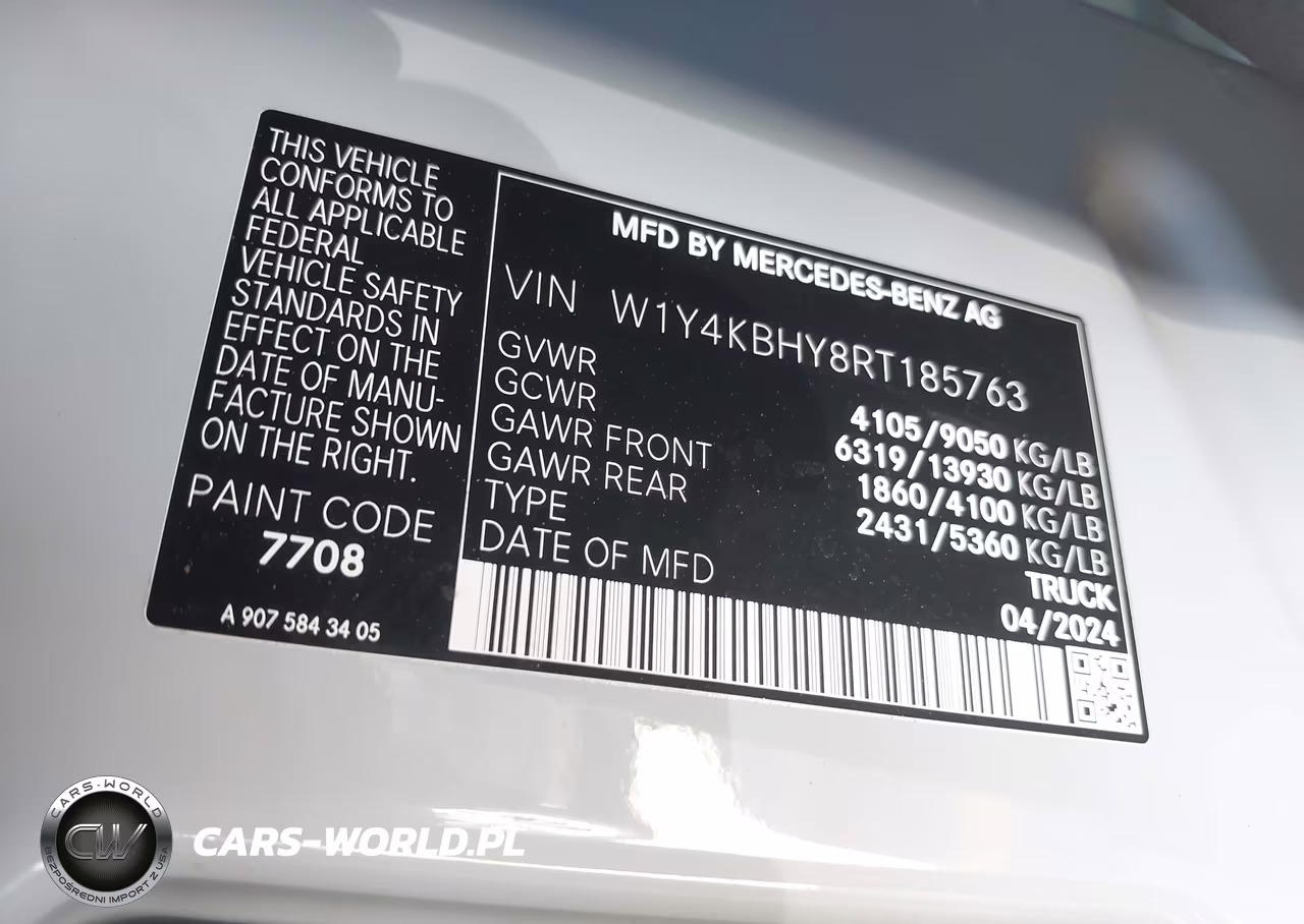 2024 Mercedes-Benz Sprinter 2500 Standard Roof 4-Cyl Diesel VIN:W1Y4KBHY8RT185763 - 9