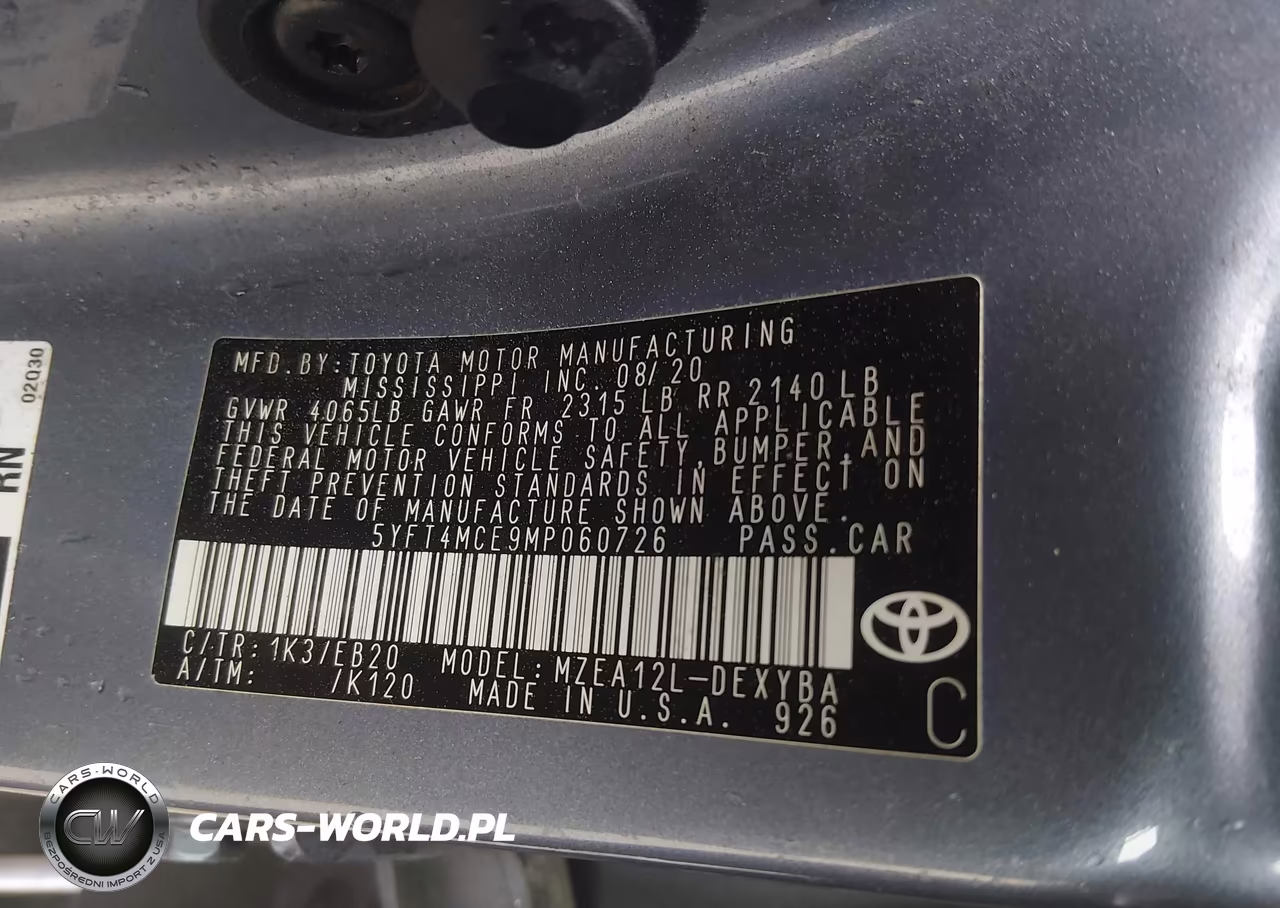 2021 Toyota Corolla Xse VIN:5YFT4MCE9MP060726 - 9
