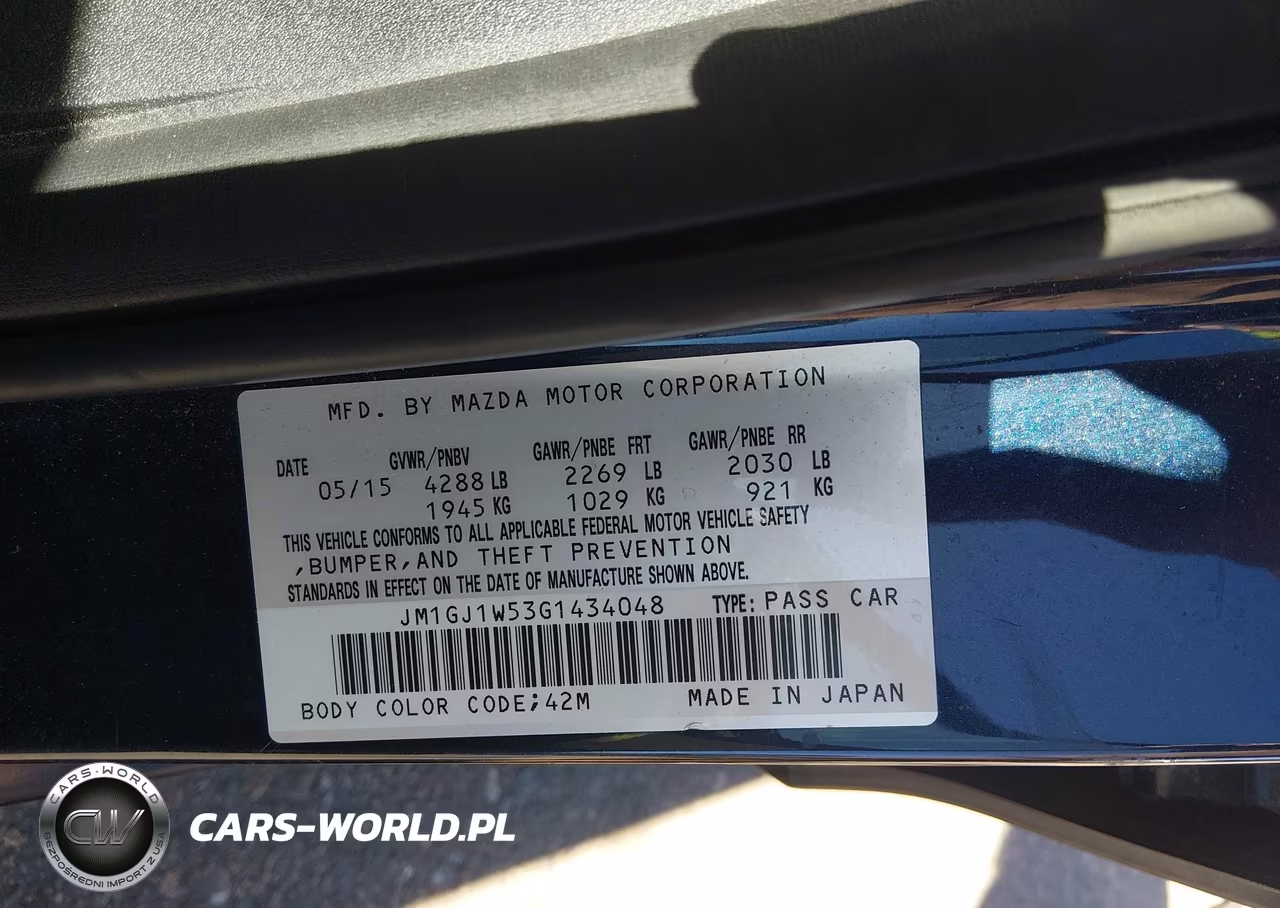 2016 Mazda Mazda6 I Grand Touring VIN:JM1GJ1W53G1434048 - 9