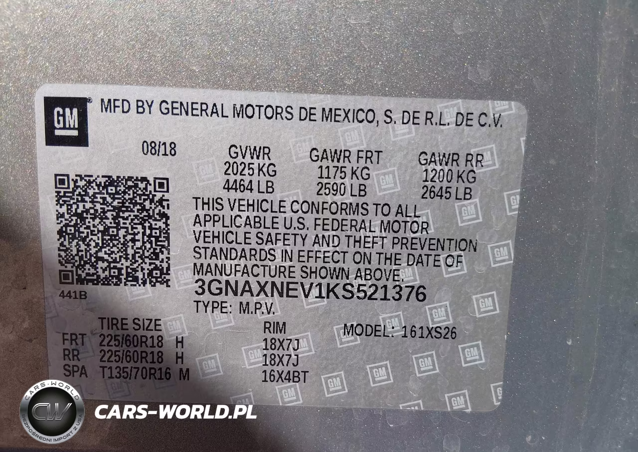 2019 Chevrolet Equinox Premier VIN:3GNAXNEV1KS521376 - 9