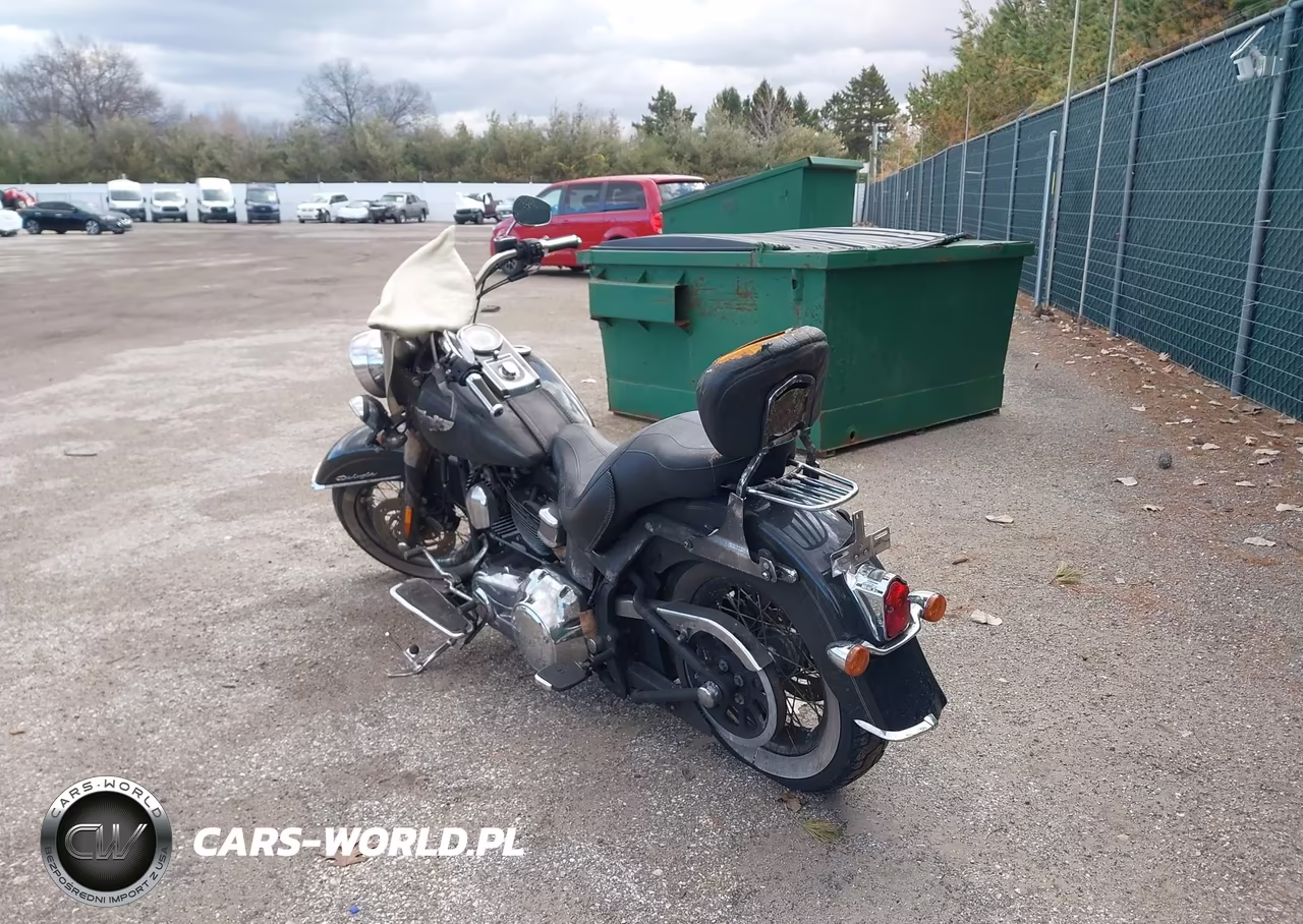 2014 Harley-Davidson Flstn Softail Deluxe VIN:1HD1JDV10EB022634 - 3