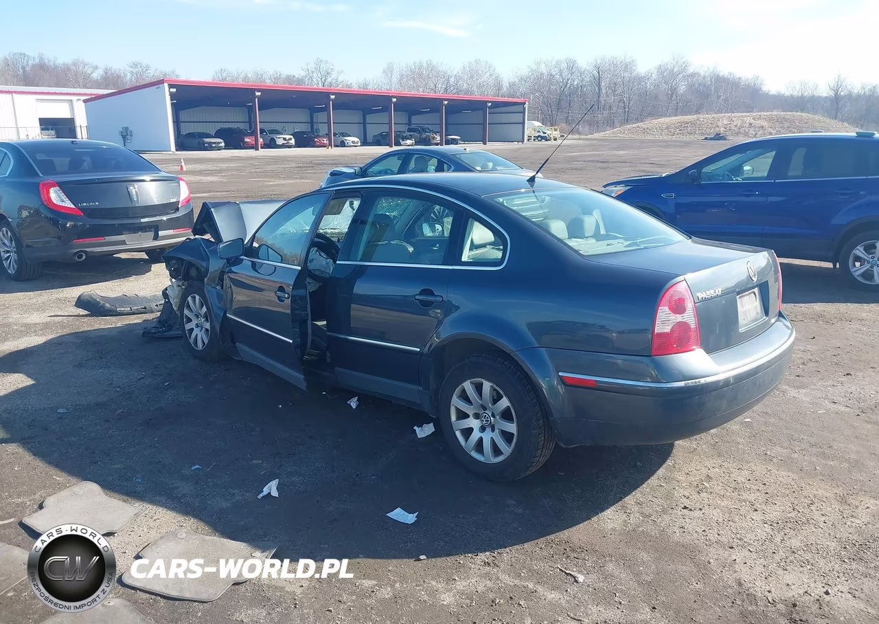 2003 Volkswagen Passat Gls VIN:WVWPD63B73P343645 - 3