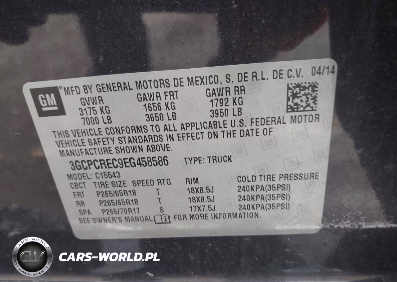 2014 Chevrolet Silverado 1500 1Lt VIN:3GCPCREC9EG458586 - 9