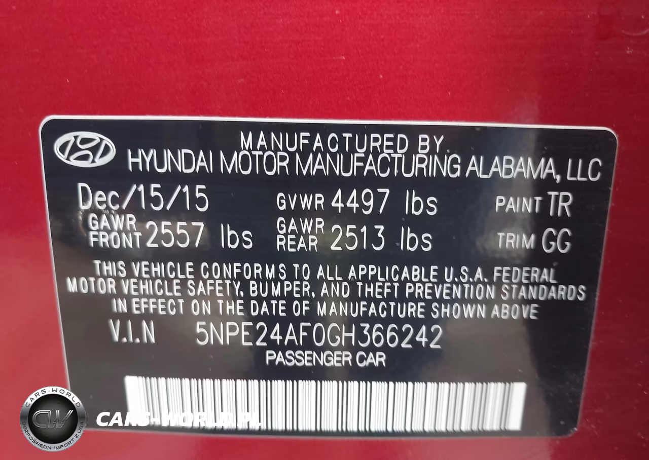 2016 Hyundai Sonata Se VIN:5NPE24AF0GH366242 - 9