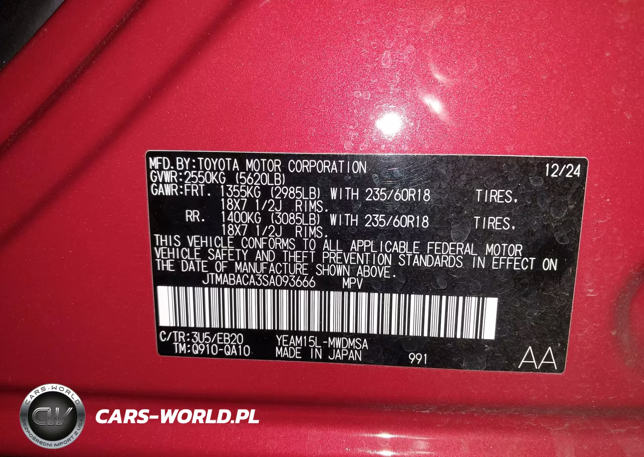 2025 Toyota Bz4X Xle VIN:JTMABACA3SA093666 - 9